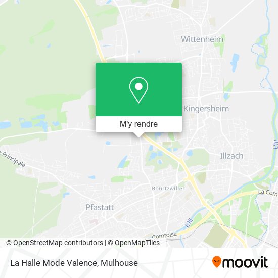 La Halle Mode Valence plan