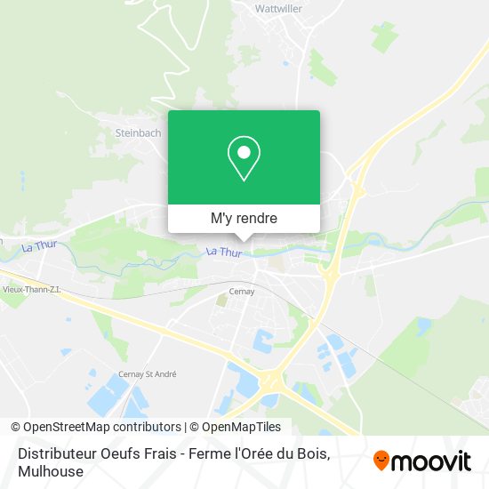Distributeur Oeufs Frais - Ferme l'Orée du Bois plan