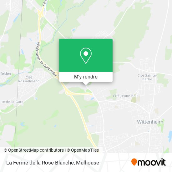 La Ferme de la Rose Blanche plan