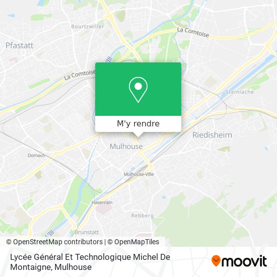 Lycée Général Et Technologique Michel De Montaigne plan