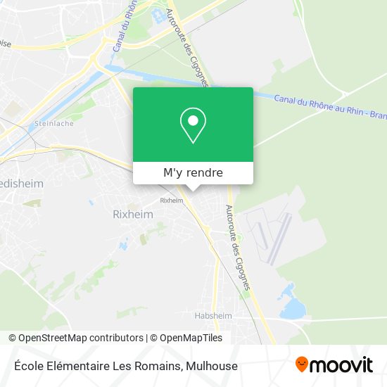 École Elémentaire Les Romains plan
