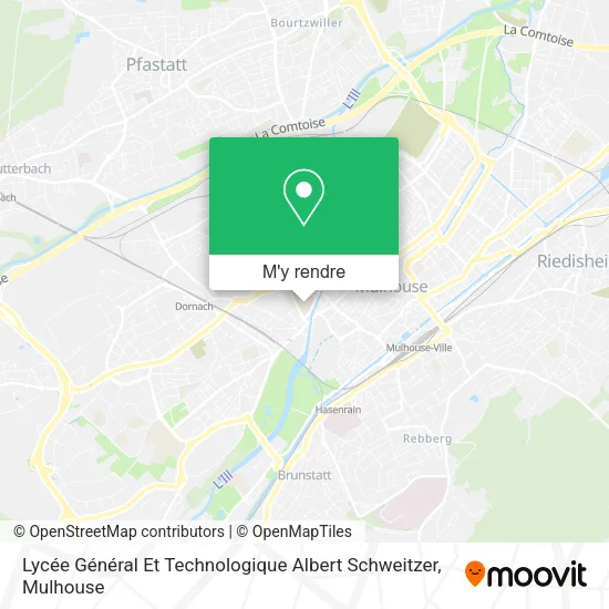 Lycée Général Et Technologique Albert Schweitzer plan