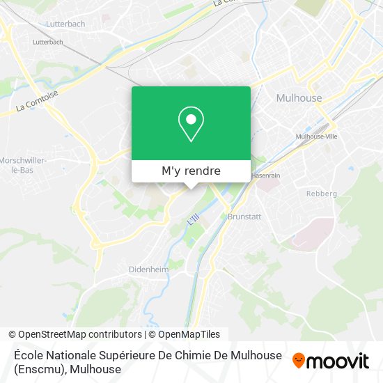 École Nationale Supérieure De Chimie De Mulhouse (Enscmu) plan