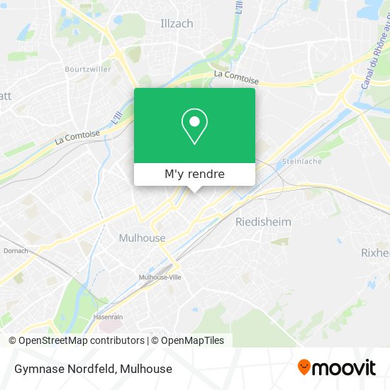 Gymnase Nordfeld plan