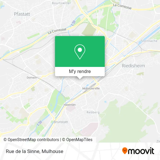 Rue de la Sinne plan