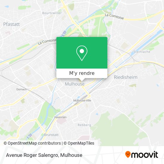 Avenue Roger Salengro plan