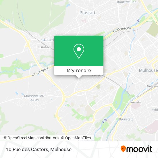 10 Rue des Castors plan