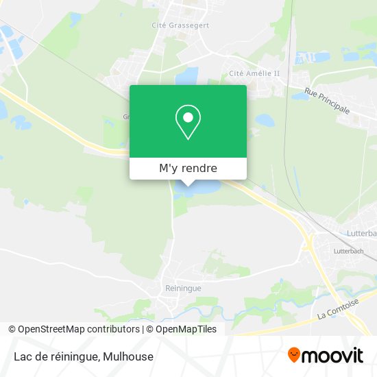 Lac de réiningue plan