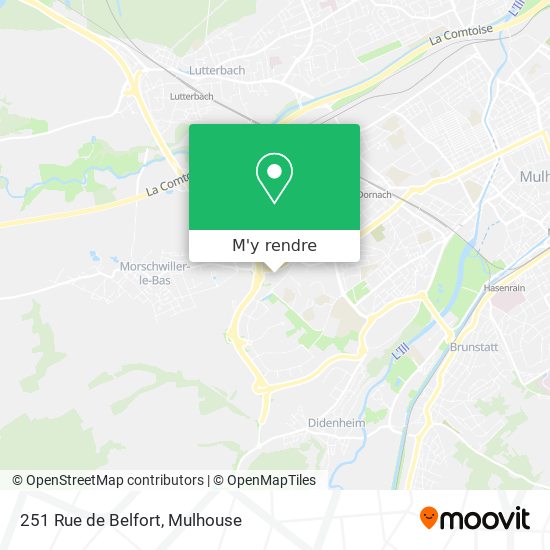 251 Rue de Belfort plan