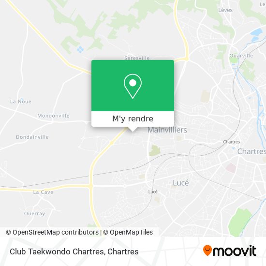 Club Taekwondo Chartres plan