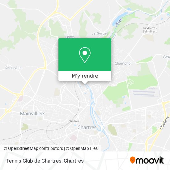 Tennis Club de Chartres plan