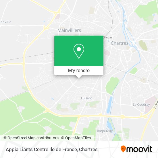 Appia Liants Centre Ile de France plan