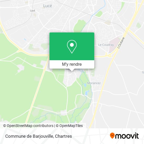 Commune de Barjouville plan