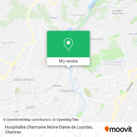 Hospitalité Chartraine Notre-Dame de Lourdes plan