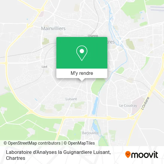 Laboratoire d'Analyses la Guignardiere Luisant plan
