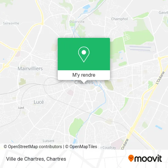 Ville de Chartres plan