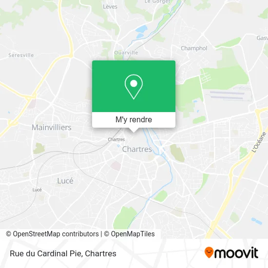 Rue du Cardinal Pie plan