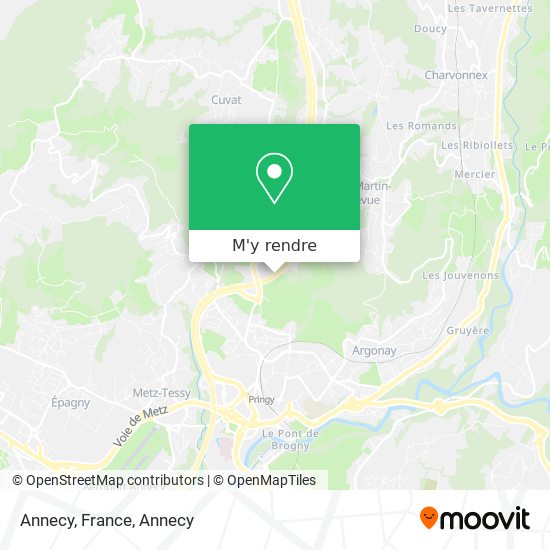 Annecy, France plan