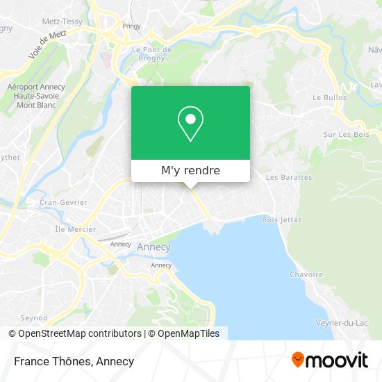 France Thônes plan