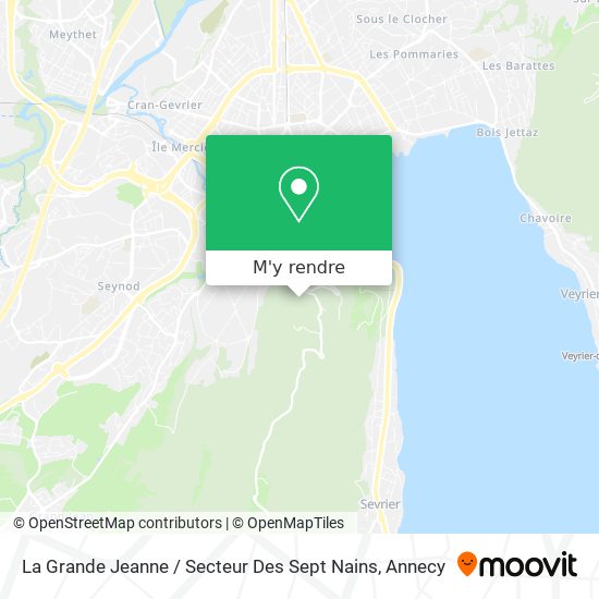 La Grande Jeanne / Secteur Des Sept Nains plan