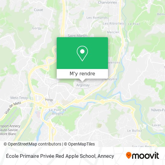 École Primaire Privée Red Apple School plan