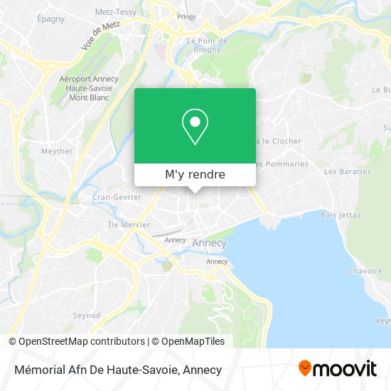 Mémorial Afn De Haute-Savoie plan