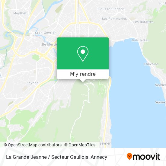 La Grande Jeanne / Secteur Gaullois plan