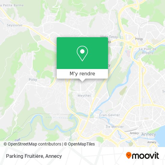 Parking Fruitière plan