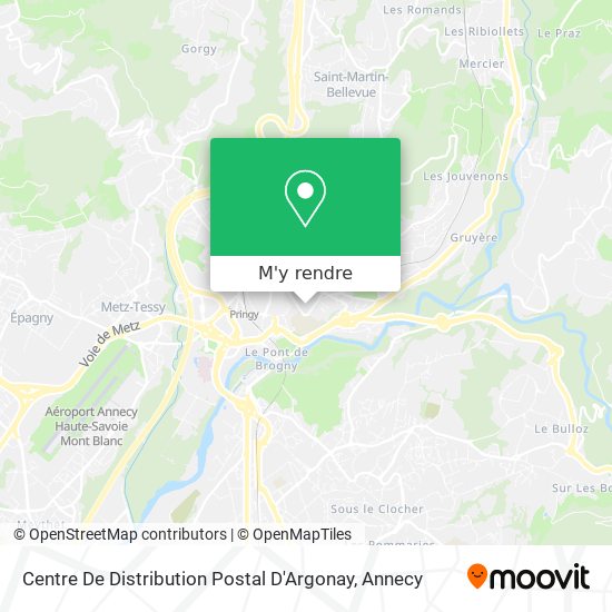 Centre De Distribution Postal D'Argonay plan