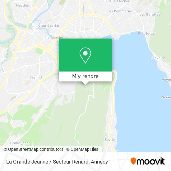 La Grande Jeanne / Secteur Renard plan