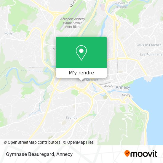 Gymnase Beauregard plan