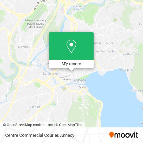 Centre Commercial Courier plan
