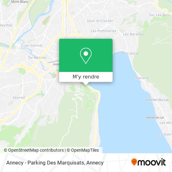 Annecy - Parking Des Marquisats plan