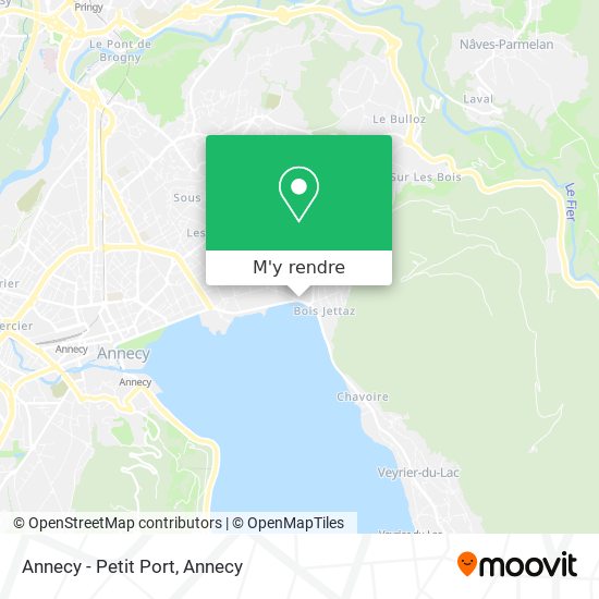 Annecy - Petit Port plan