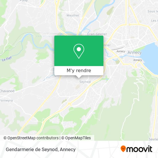 Gendarmerie de Seynod plan