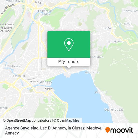 Agence Savoielac, Lac D' Annecy, la Clusaz, Megève plan