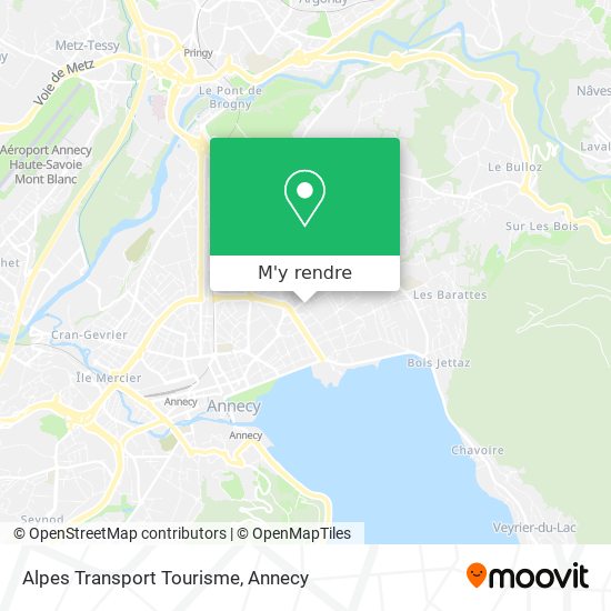 Alpes Transport Tourisme plan