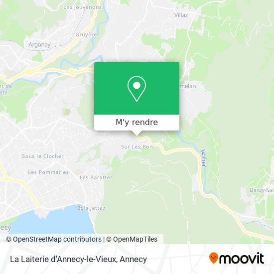 La Laiterie d'Annecy-le-Vieux plan