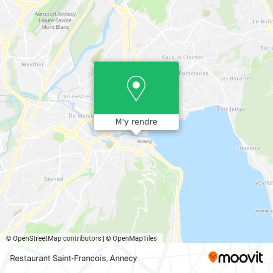 Restaurant Saint-Francois plan