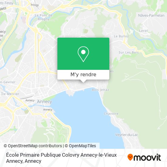 École Primaire Publique Colovry Annecy-le-Vieux Annecy plan