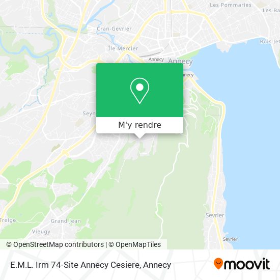 E.M.L. Irm 74-Site Annecy Cesiere plan