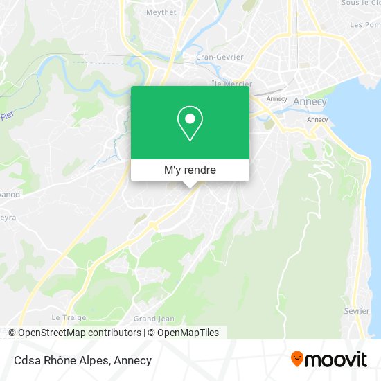 Cdsa Rhône Alpes plan