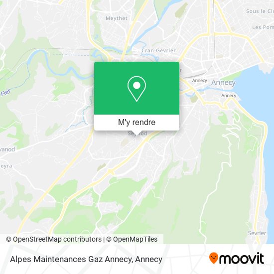 Alpes Maintenances Gaz Annecy plan