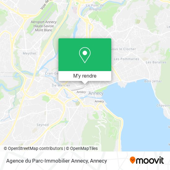 Agence du Parc-Immobilier Annecy plan