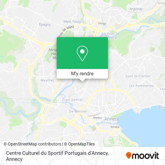 Centre Culturel du Sportif Portugais d'Annecy plan