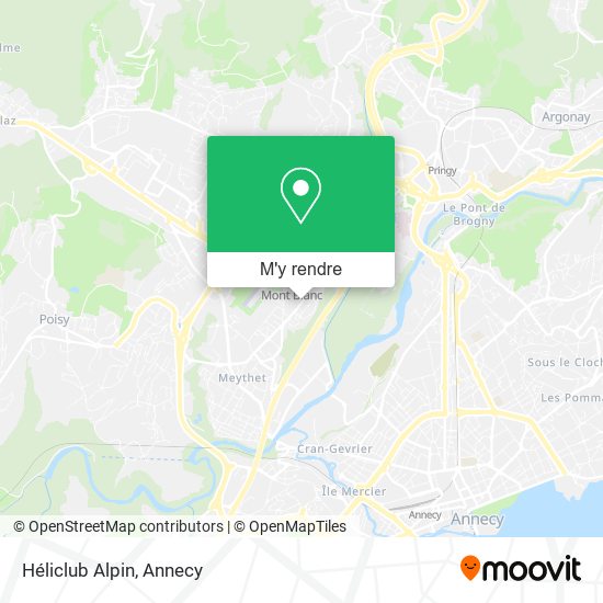 Héliclub Alpin plan
