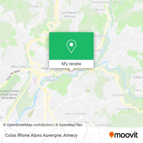 Colas Rhone Alpes Auvergne plan