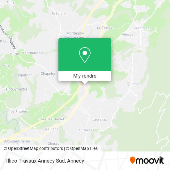 Illico Travaux Annecy Sud plan