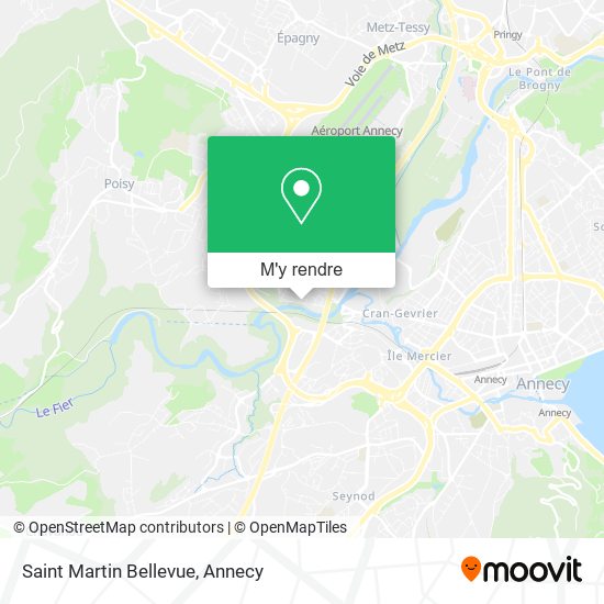 Saint Martin Bellevue plan