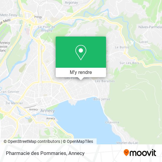 Pharmacie des Pommaries plan
